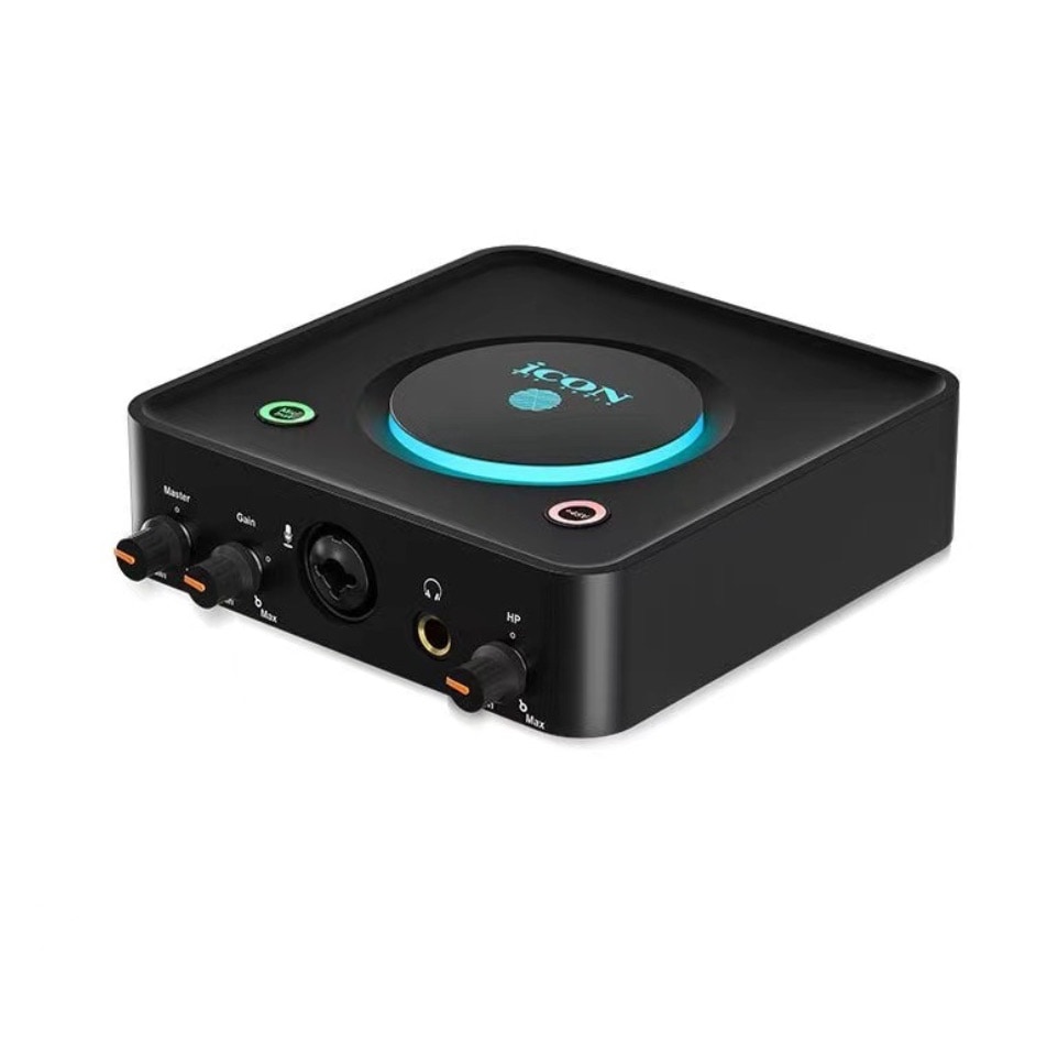 ICON U Solo外付けパソコンサウンドカード 歌の生放送キャスター 携帯電話のパソコン録音