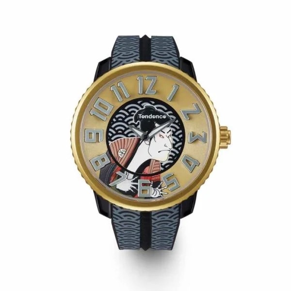 腕時計 Tendence テンデンス TY143103 メンズ アナログ ゴールド ブラック 東洲斎写楽 国内正規品