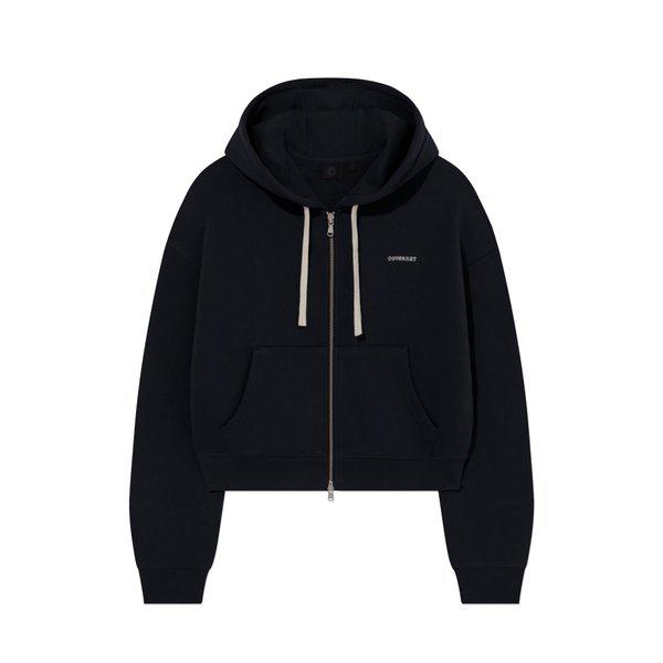 ウーマン ベーシック 裏起毛 フードジップアップ Dark Navy CO2504HZ82DN