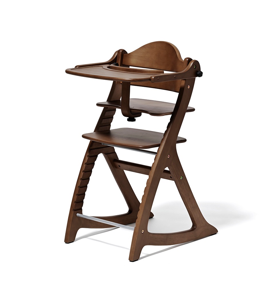 大和屋 スクスクスリム-J8503 すくすくチェアスリム-J　(ダークブラウン） スクスクスリムJ8503