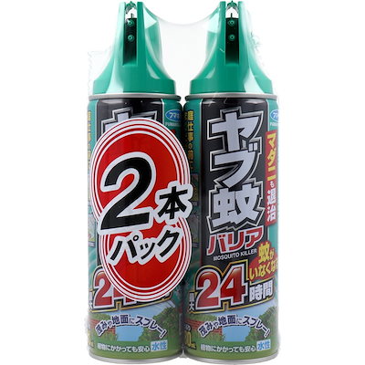 他サイト： フマキラー ヤブ蚊バリア 24時間 480mL×2本パックの商品画像