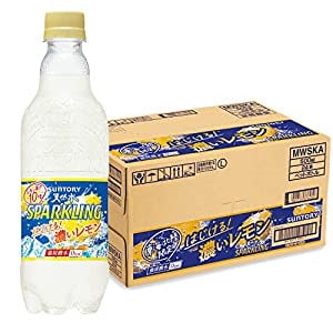 サントリー 天然水スパークリング はじける濃いレモン(東海北陸限定) 500ml24本