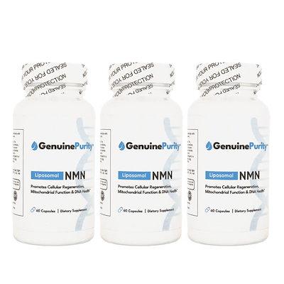リポソーマルNMN 250mg 60錠 3本 GenuinePurity ジェニュイン・ピュリティ ニコチンアミドモノヌクレオチド 海外発送 日時指定不可 国際郵便書留発送 12,510円