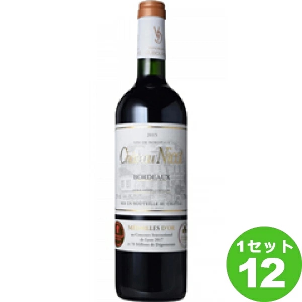 Chateau Nicot シャトー ﾆｺ 赤ワイン フランス/ボルドー 750ml ×12本 ワイン モトックス赤ワイン