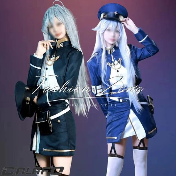 【期間限定】ハロウィン86―エイティシックス―風 ヴラディレーナ・ミリーゼ 制服 コスプレ衣装 ウィッグ 靴 ハロウィン 演出服 変装