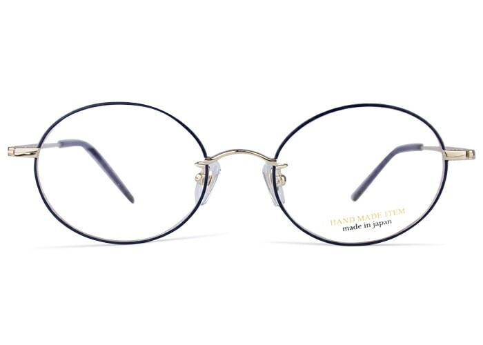 ノヴァ NOVA h-3113 c.2 ブルー/ゴールド MADE IN JAPAN メガネ めがね 眼鏡