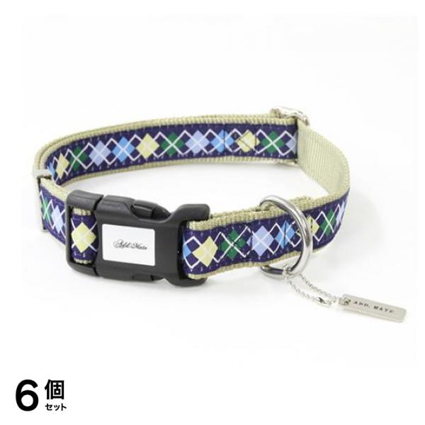 ペティオ アドメイト アーガイルカラー L 大型犬用首輪 ブルー 1本入 (A57118) 6個セット
