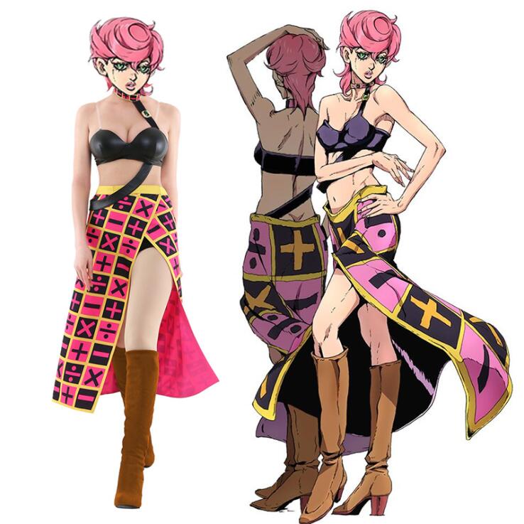 ジョジョの奇妙な冒険 トリッシュウナ コスプレ 衣装