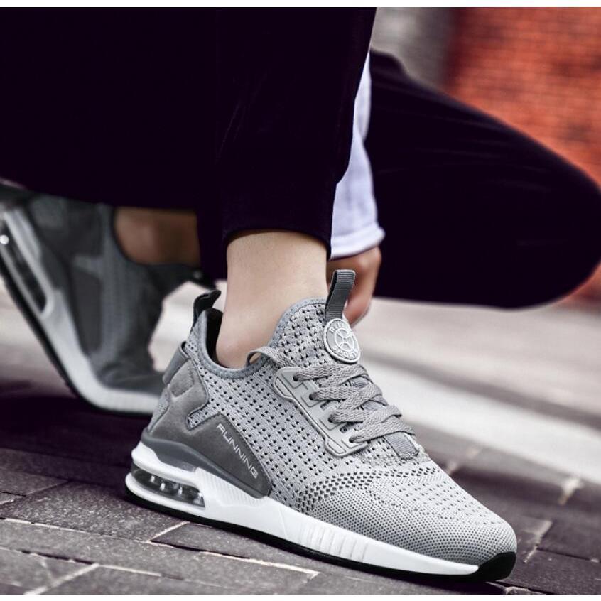 スニーカーブーツメンズシューズ編み込み切替カジュアルランニンlグ男女兼用通気5色