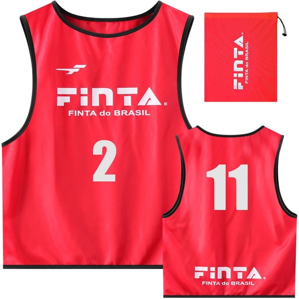 FINTA フィンタ ジュニアビブス 10枚 サッカー FT6555-7100 ジュニア ボーイズ