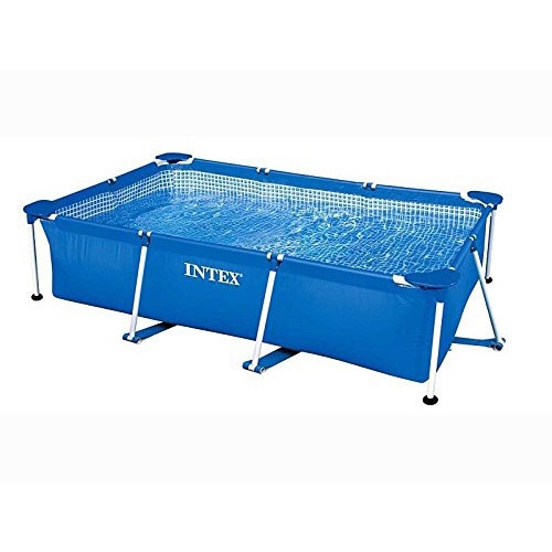 INTEX(インテックス) レクタングラフレームプール 220×150×60cm 【 ビニールプール 水遊び用品 水物 ファミリープール 海水浴 大型 プール用品 大きい 家庭用プール 大人用 ビーチ
