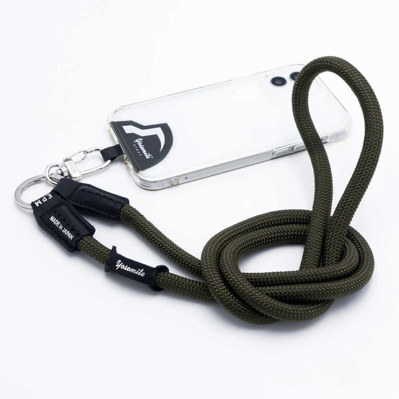 SMOKEYSUNDAY　YOSEMITE MOBILE STRAP LEATHER / MILITARY KHAKI YOSEMITE STRAP　YMS-3000-59