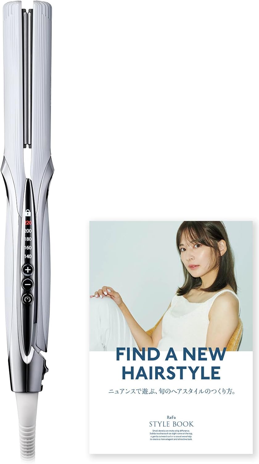 【公式ストア限定】 リファ ストレートアイロン プロ/ReFa STRAIGHT IRON PRO（ホワイト） ヘアアレンジガイドブック付き
