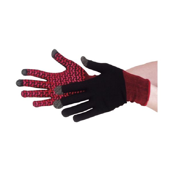 （まとめ） 勝星産業 勝星クイックタッチ キャッチライナー ブラック Q-039-BK-L 1双 [x10セット]