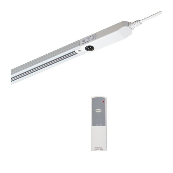 朝日電器 LRC-R100C(IV) アイボリー [ライティングバー コンセント型 1m リモコン付]