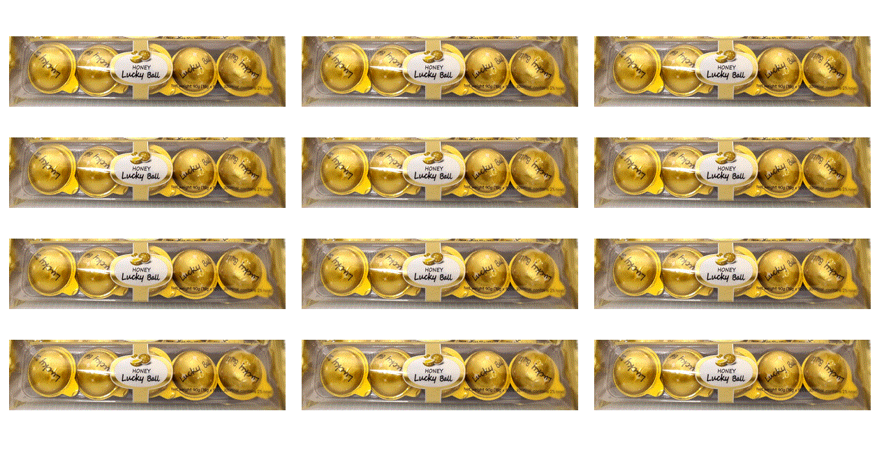 （正規品）ハニーラッキーボールゼリー5球12個1ボックス グミゼリー YouTube ゼリー