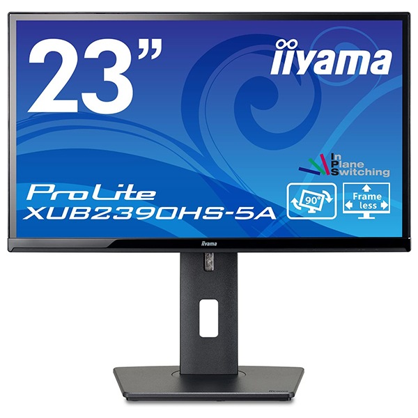 XUB2390HS-B5A 液晶ディスプレイ 23型 / 19201080 / D-SUBDVIHDMI / ブラック / スピーカー:あり / IPSパネル / 昇降 / 回転 メーカー直送