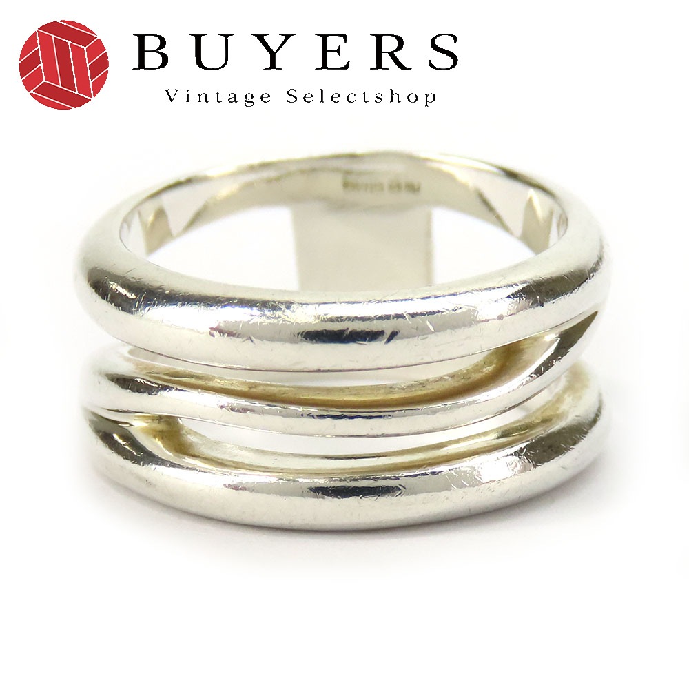 中古 リング・指輪 ダイアゴナル シルバー925 約6.7g シルバー 約＃11.5 アクセサリー レディース 女性