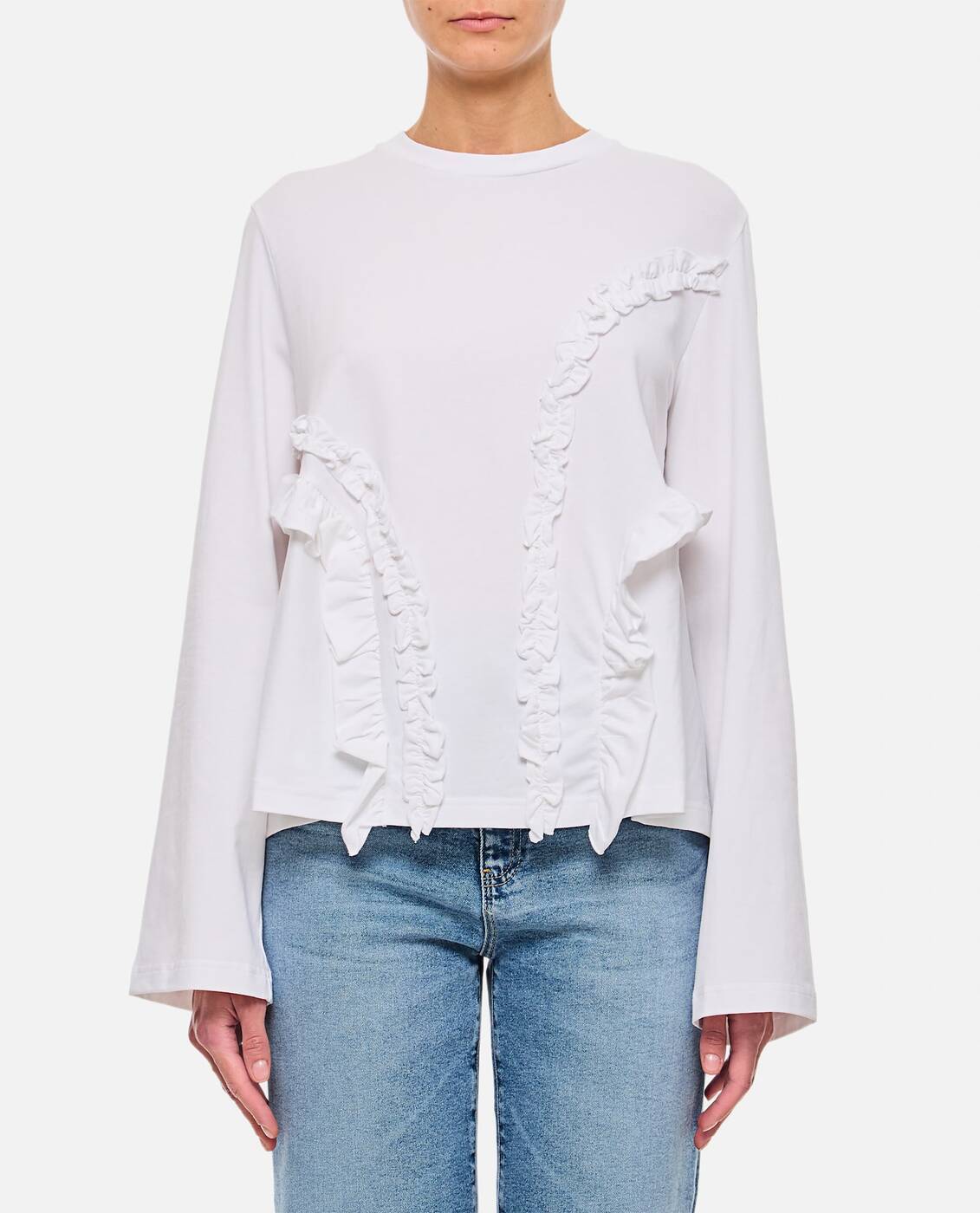 24RTW11004/LWHITE ホワイト 春夏2025 Tシャツ レディース ia