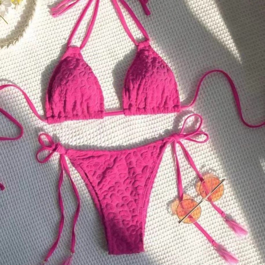 【1つ買うと10つ無料】2025セクシーなビキニスプリットスプリットスイムスーツレディース2ピーススライド水着