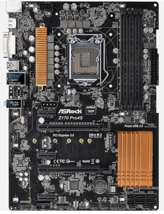 ASRock Z170 Pro4S Intel Z170 LGA1151 DDR4 ATX Desktop Motherboard 8,085円