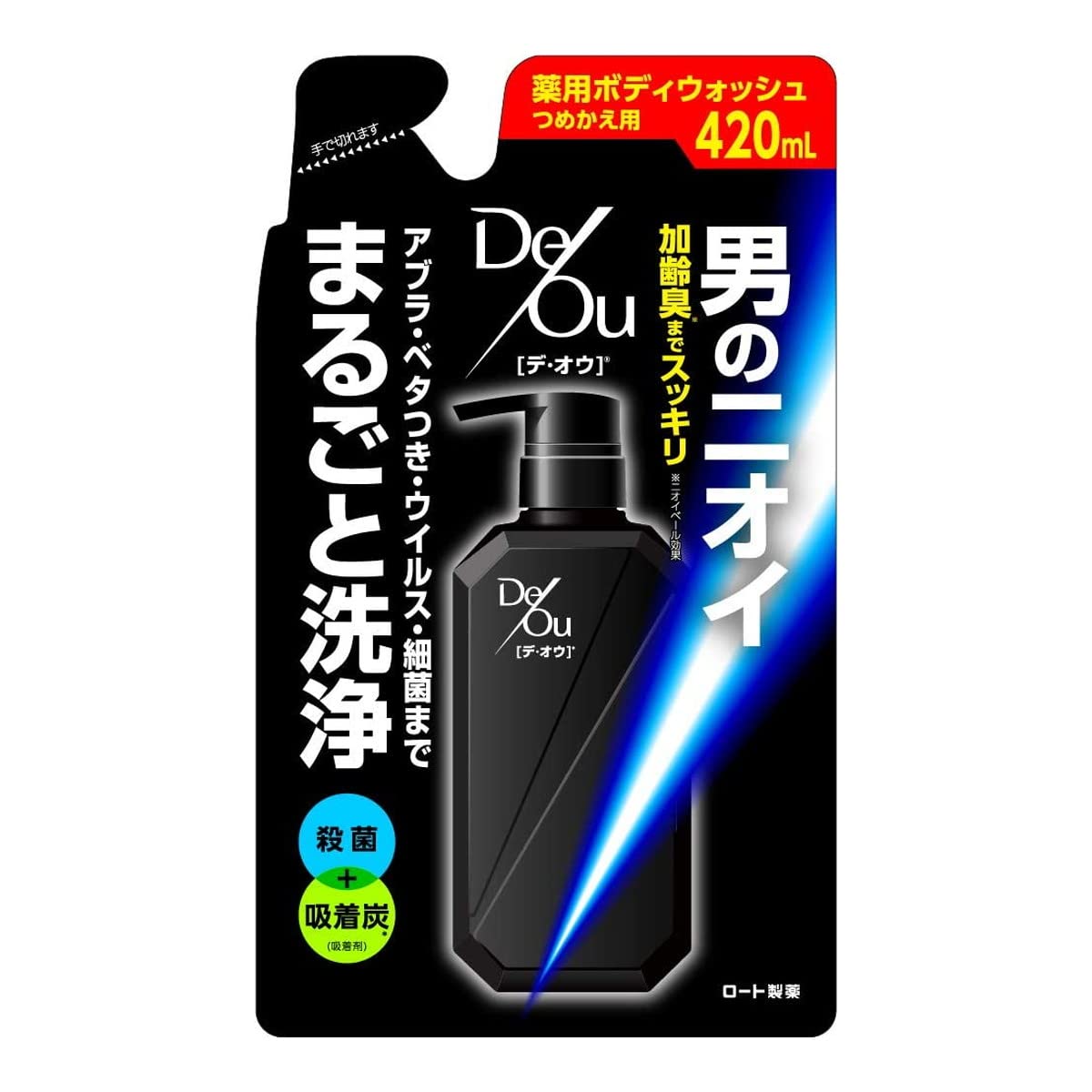 デ・オウ 薬用クレンジングウォッシュ つめかえ用 × 4個セット