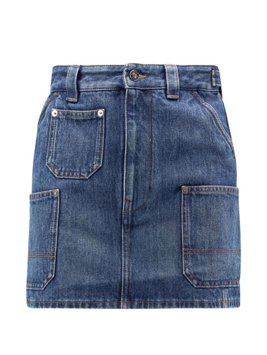GIVENCHY Women Mini Skirts BW410P517B 420 Blue