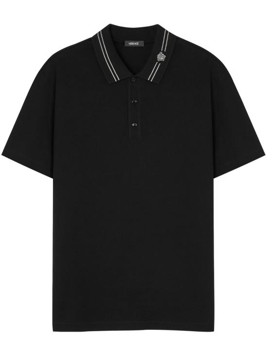 VERSACE Men Polo Shirts 10139061A13463 1B000 Black