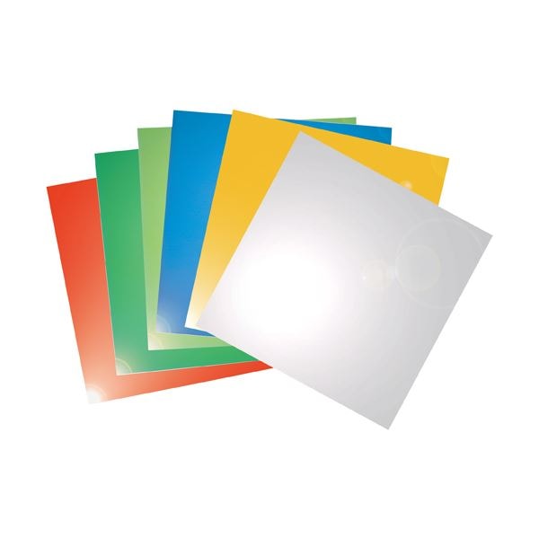 (まとめ) 菅公工業 タックカラーシール ホイル 黄緑 ミ661 (×10セット)