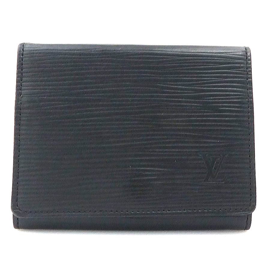 ルイ ヴィトン LOUIS VUITTON カードケース エピ アンヴェロップ カルト ドゥ ヴィジット エピレザー ノワール メンズ M62292 h31364a