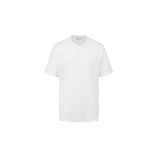 [行담도] 男性) 組織ヘンリーネック半袖Tシャツ ABG2TR1103WT_HDD