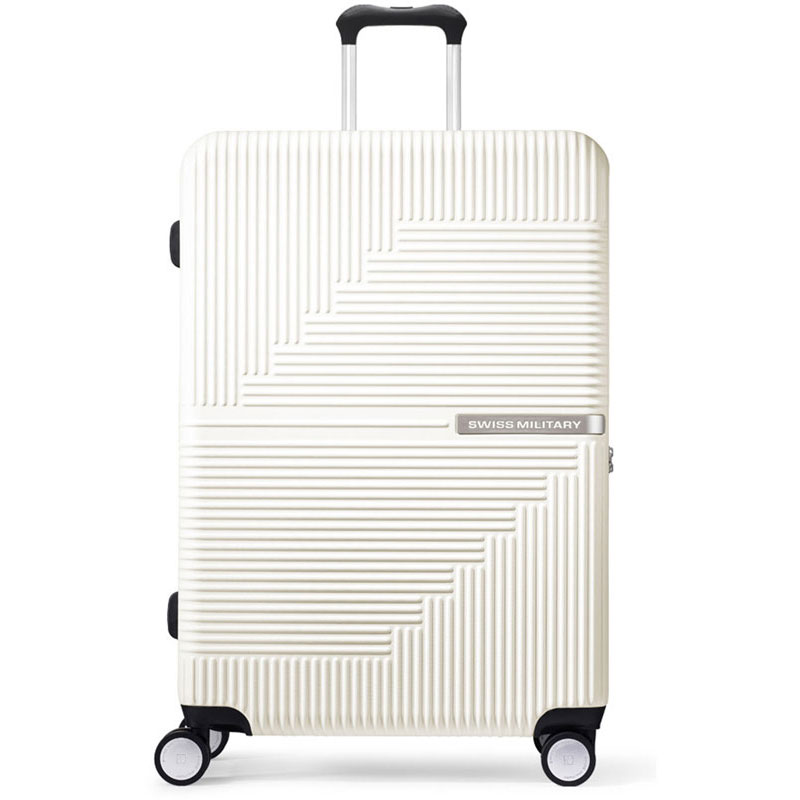 SWISS MILITARY(スイスミリタリー) GENESIS(ジェネシス) スーツケース 76cm バニラホワイト カジュアル キャリーケース (smo328-white)