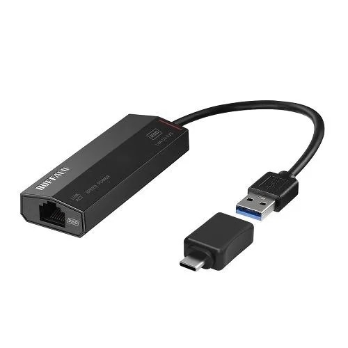 BUFFALO LUA-U3-A2G/C LANアダプター USB 3.2対応 LUAU3A2G/C 5,246円