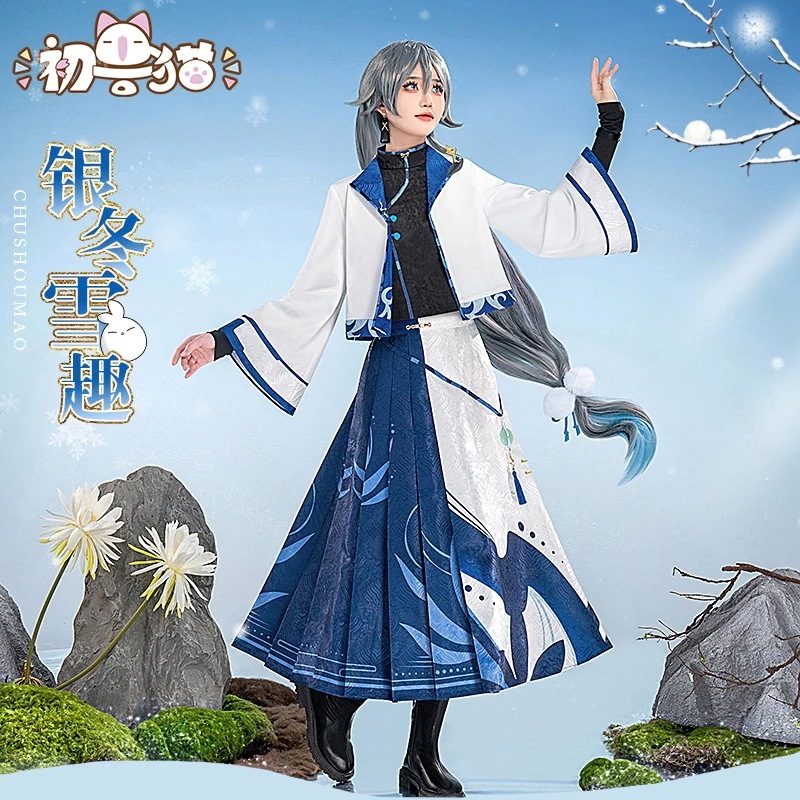 初獣猫コスメーcos服コスプレ銀冬雪趣味女装