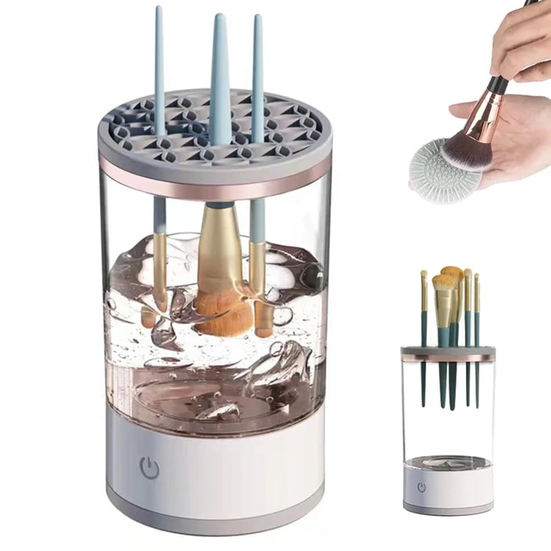 ポータブル電動化粧ブラシクリーナー,化粧ブラシホルダー,女性用ホルダー,アイシャドウ,クリーニングツール 6,338円