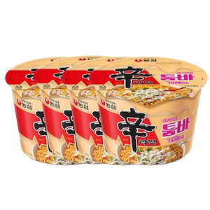 辛ラーメントゥンバクン茶碗麺 113g 4個