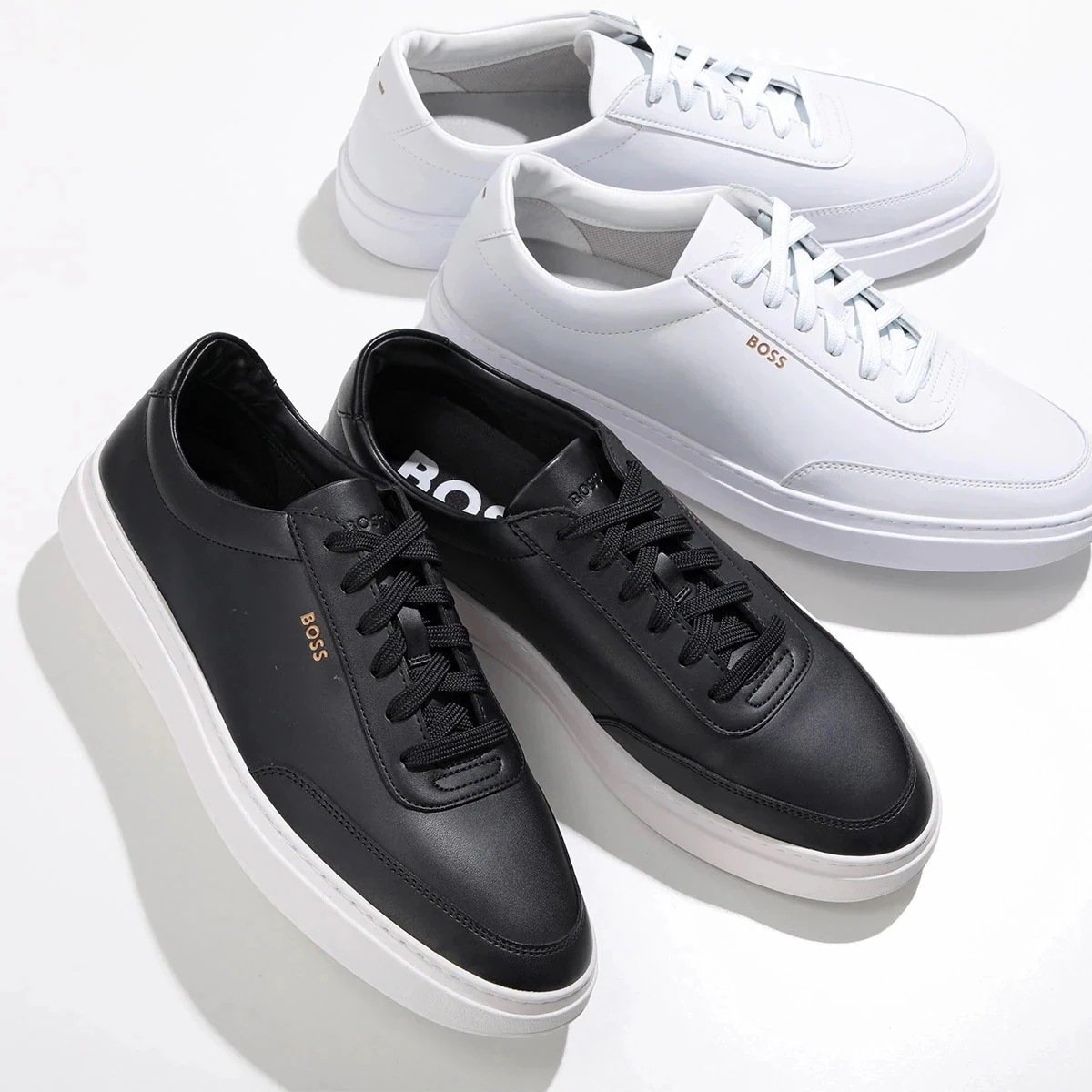 HUGO BOSS ヒューゴボス スニーカー 50536504 メンズ レザー ローカット シューズ 靴 カラー2色 19,709円