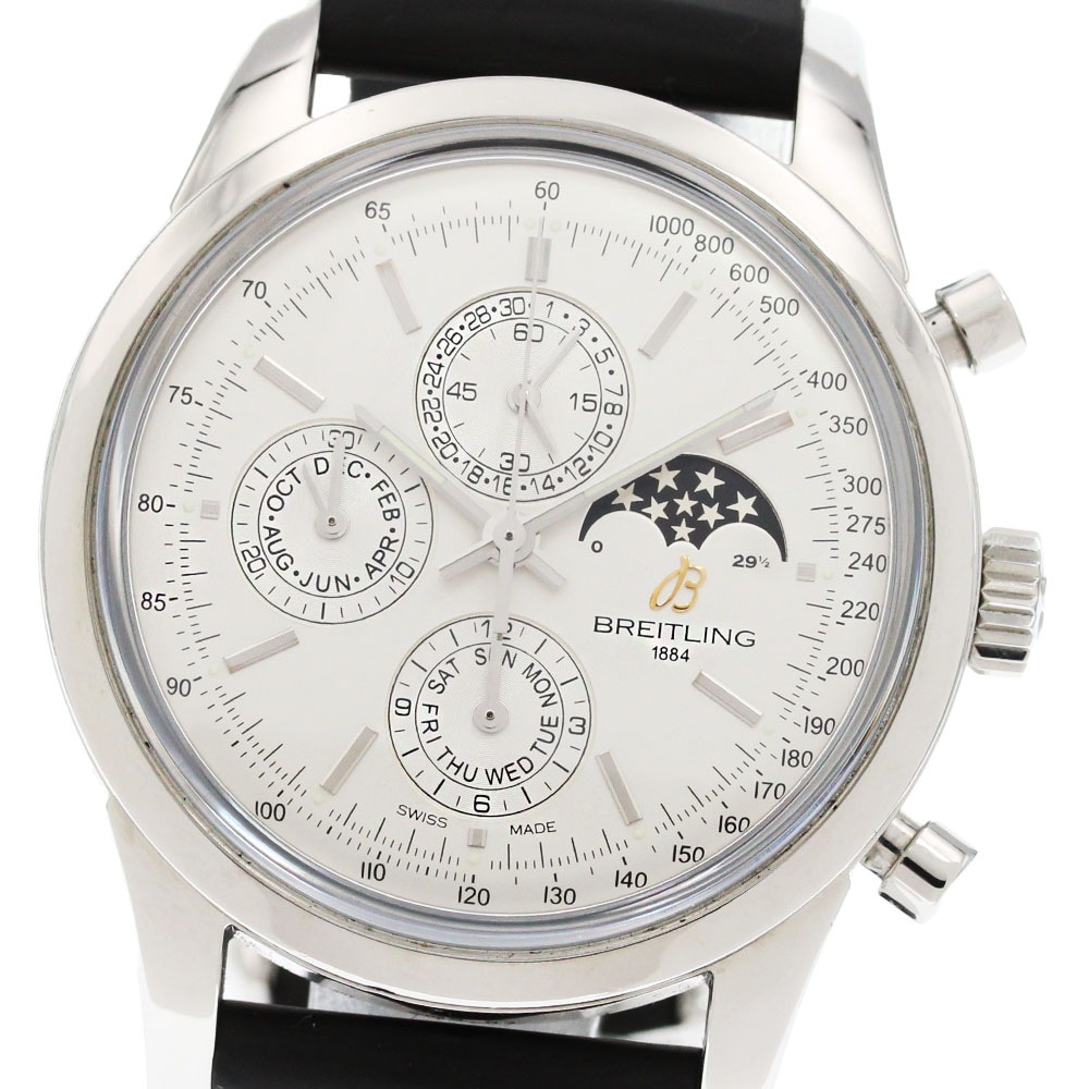 ブライトリング BREITLING A19310 トランスオーシャン クロノグラフ トリプルカレンダー 自動巻き メンズ 箱・保証書付き_863788【中古】