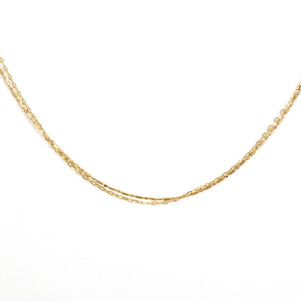 K18 18金 YG ネックレス 総重量約2.3g ジュエリー 中古