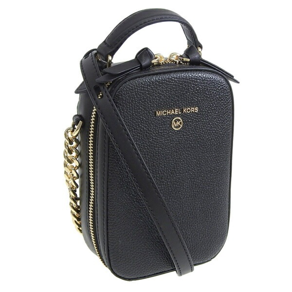 マイケルコース ショルダーバッグ バッグ レザー ブラック レディース 32f1gt9c5l-001