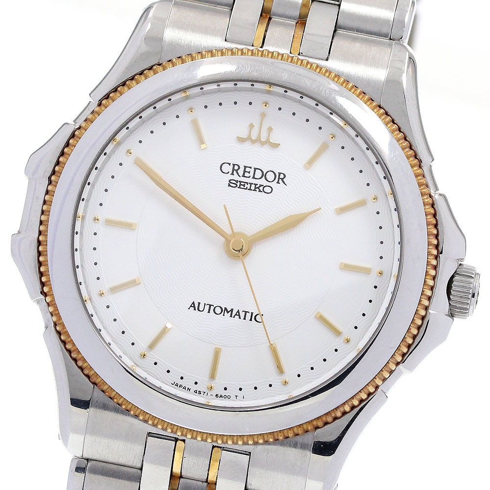 セイコー SEIKO 4S71-6A00/GCBB997 クレドール パシフィーク 自動巻き メンズ _847632【中古】