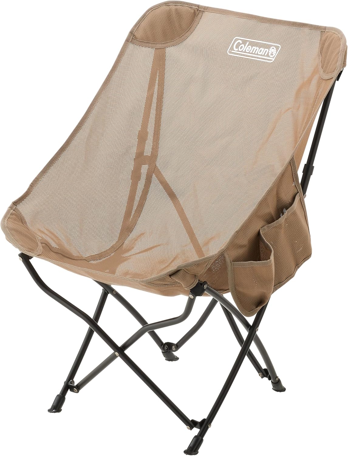 Coleman(コールマン) ヒーリングチェアNXメッシュ(グレージュ) アウトドア キャンプ 釣り 収納ケース付き レジャー 屋外 椅子 リラックス 持ち運び 通気性
