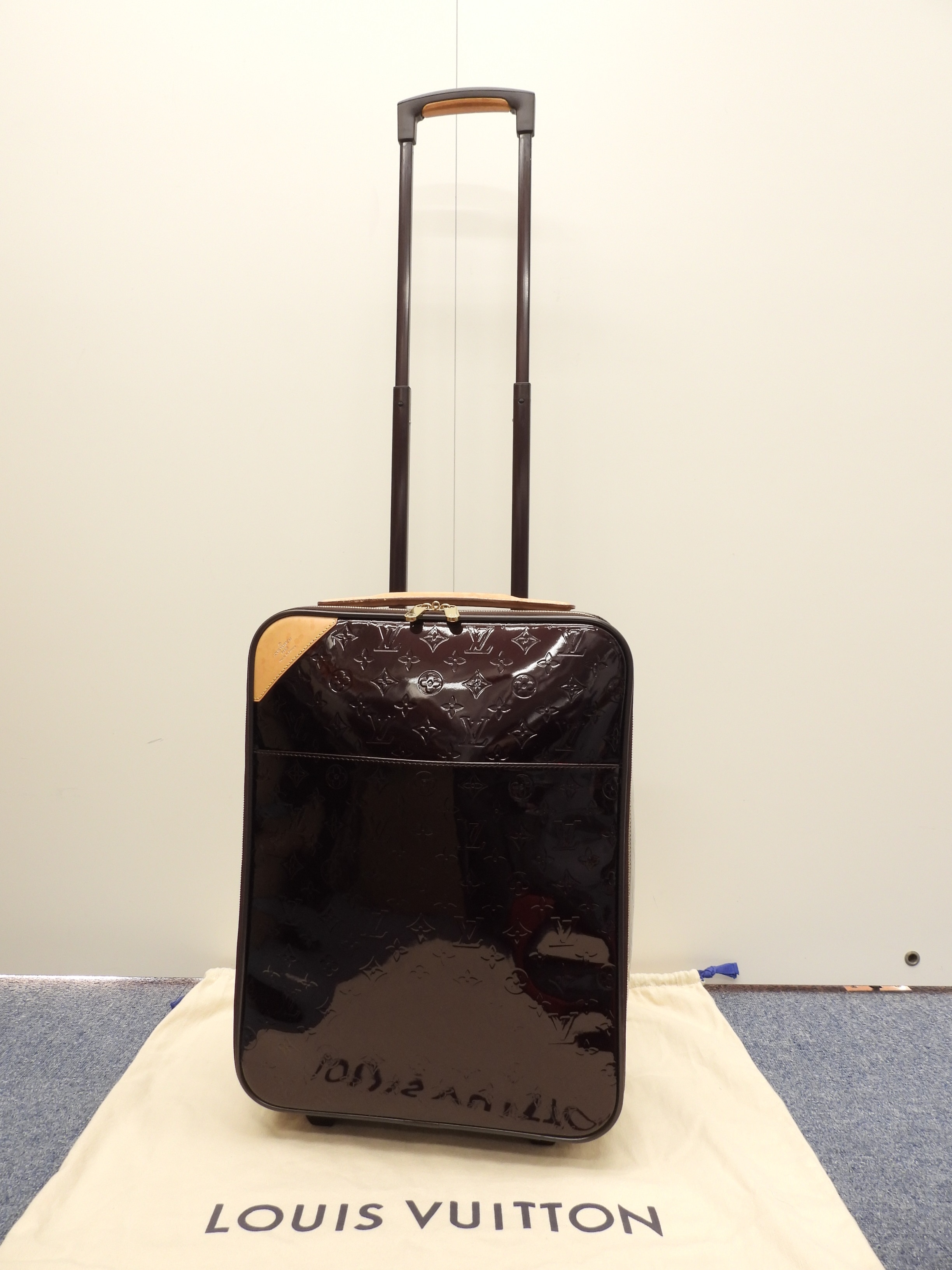 ペガス45 M91277 ヴェルニ/アマラント 旅行用キャリーバッグ@MB1058