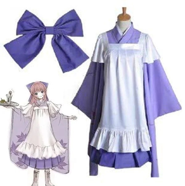 ボーカロイド Vocaloid千本桜 初音ミク千本桜 巡音ルカ 風 割烹着 コスプレ衣装 仮装 着物