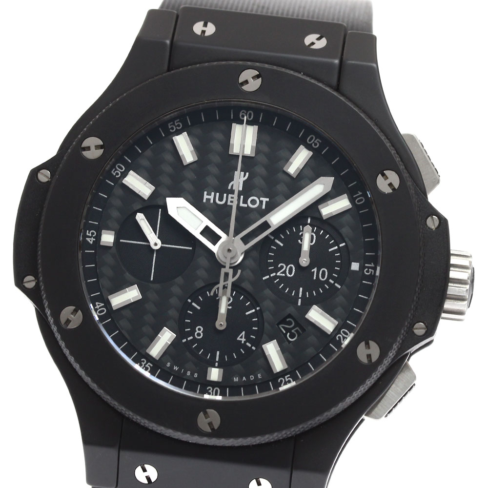 ウブロ HUBLOT 301.CI.1770.RX ビッグバン エボリューション ブラックマジック クロノグラフ 自動巻き メンズ 極美品 保証書付き_906594【中古】