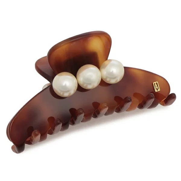 ヘアクリップ タイムレス Mサイズ ブラウン レディース ACCM1692004 E