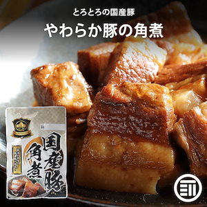 [前田家] やわらかとろとろ 豚角煮 500g (250gx2袋) 国産豚 豚の角煮 煮豚 煮込み料