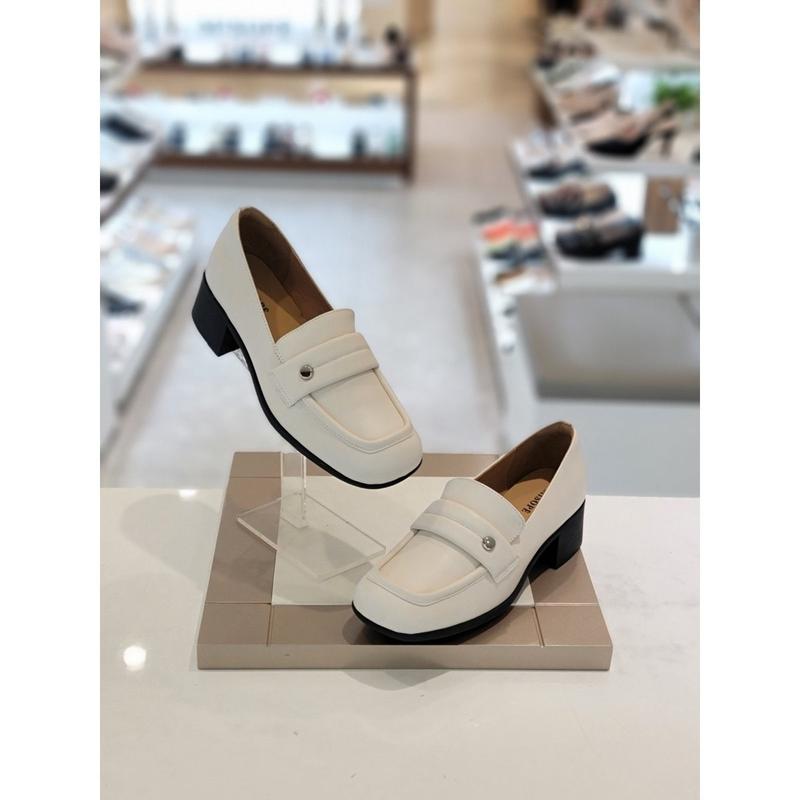 [始興店] 女性4.5cmスクエアトゥレザー装飾ローファー (012339703)