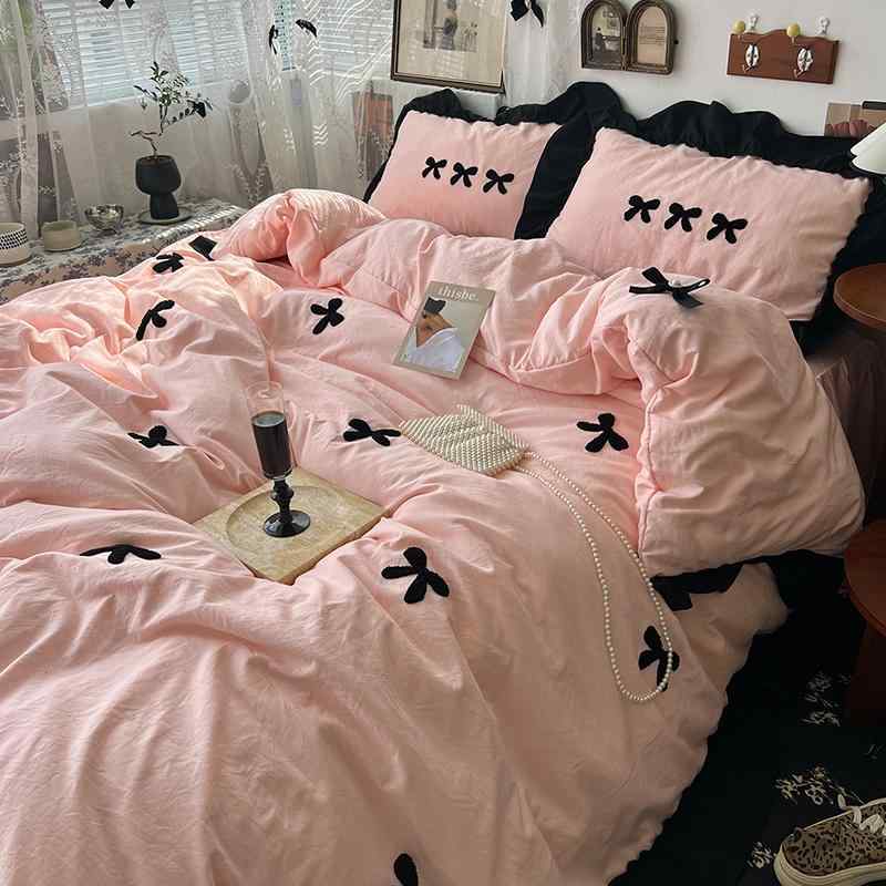 韓国 シングル セミ ダブル クイーン キング 寝具 カバー シーツ 布団 かわいい おしゃれ ベッド