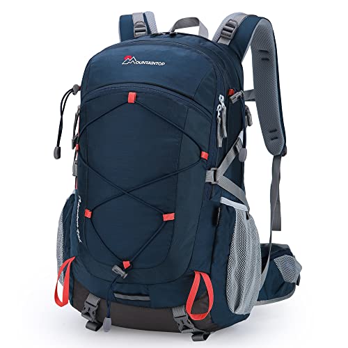 マウンテントップ(Mountaintop) ザック 40L 登山 リュックサック キャンプ レインカバー 軽量 ハイキングバックパック 防水 アウトドア 日帰り ウェストストラップ 通気性